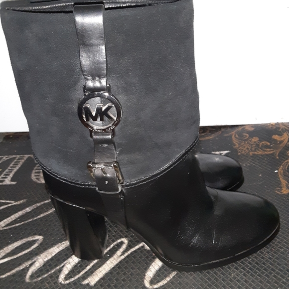 LADIES CALF HIGH BOOTS MY MICHEAL KORS - Picture 2 of 4